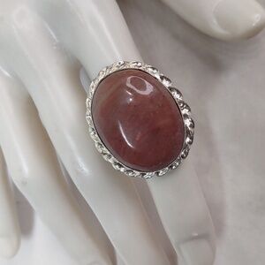 Artisan Crafted Rhodolite Gemstone Ring